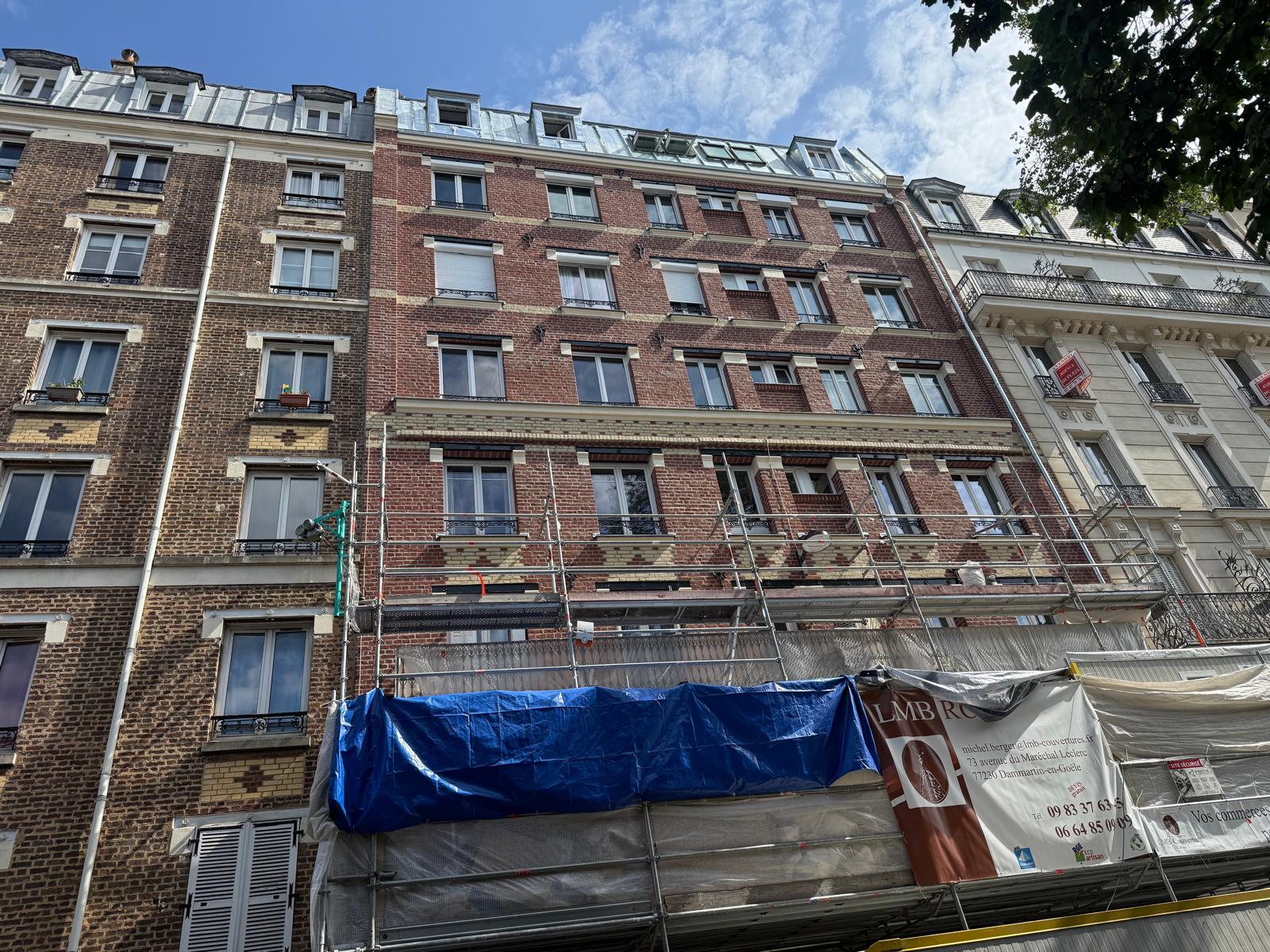 Façade d'un bâtiment ancien